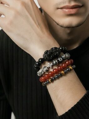 Beaded bracelet Set unisex